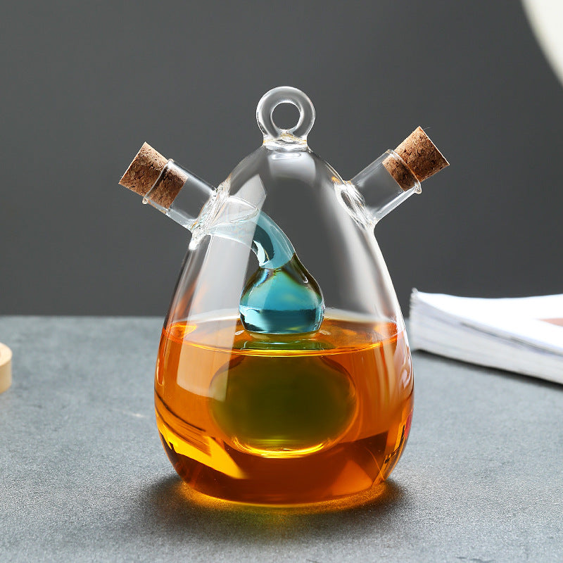 Borosilicate Glass Oil & Vinegar Dispenser – Fine Spout Seasoning Bottle