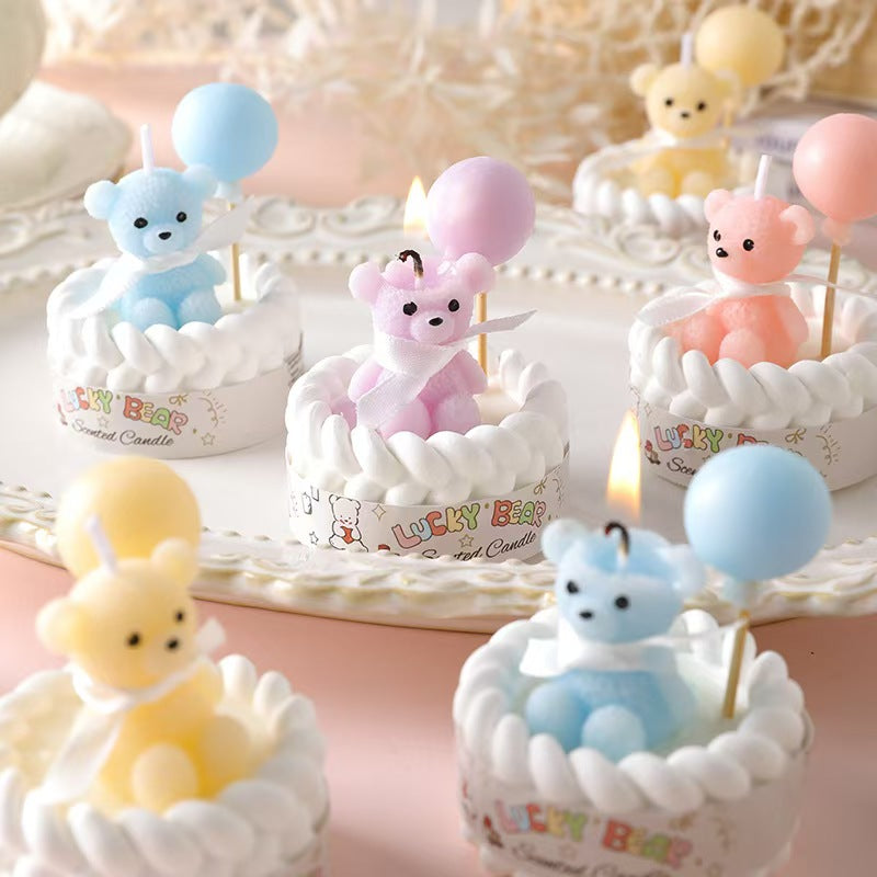 Macaron Bear Soy Wax Candle