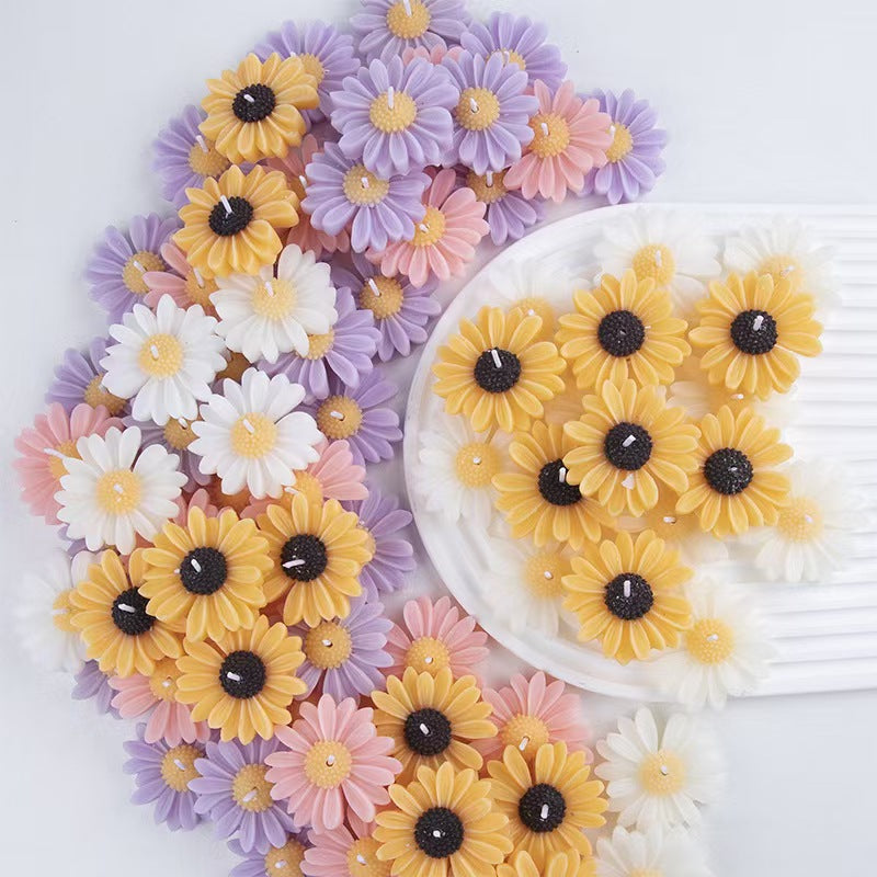 Sunflower Floral Scented Candle, Soy Blend