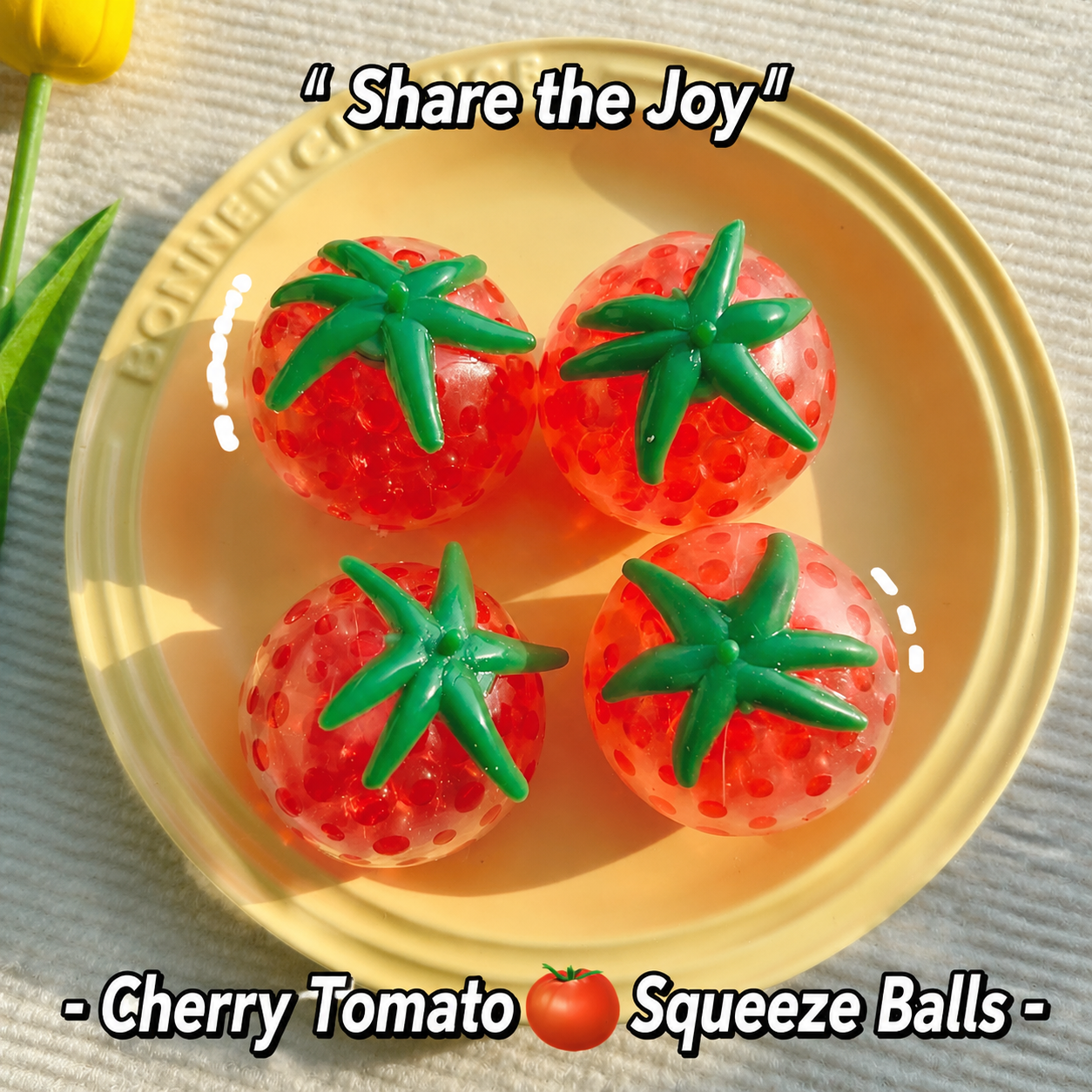 Fruit Squishy Squeeze Ball Toy – Stress Relief Decompression Toy