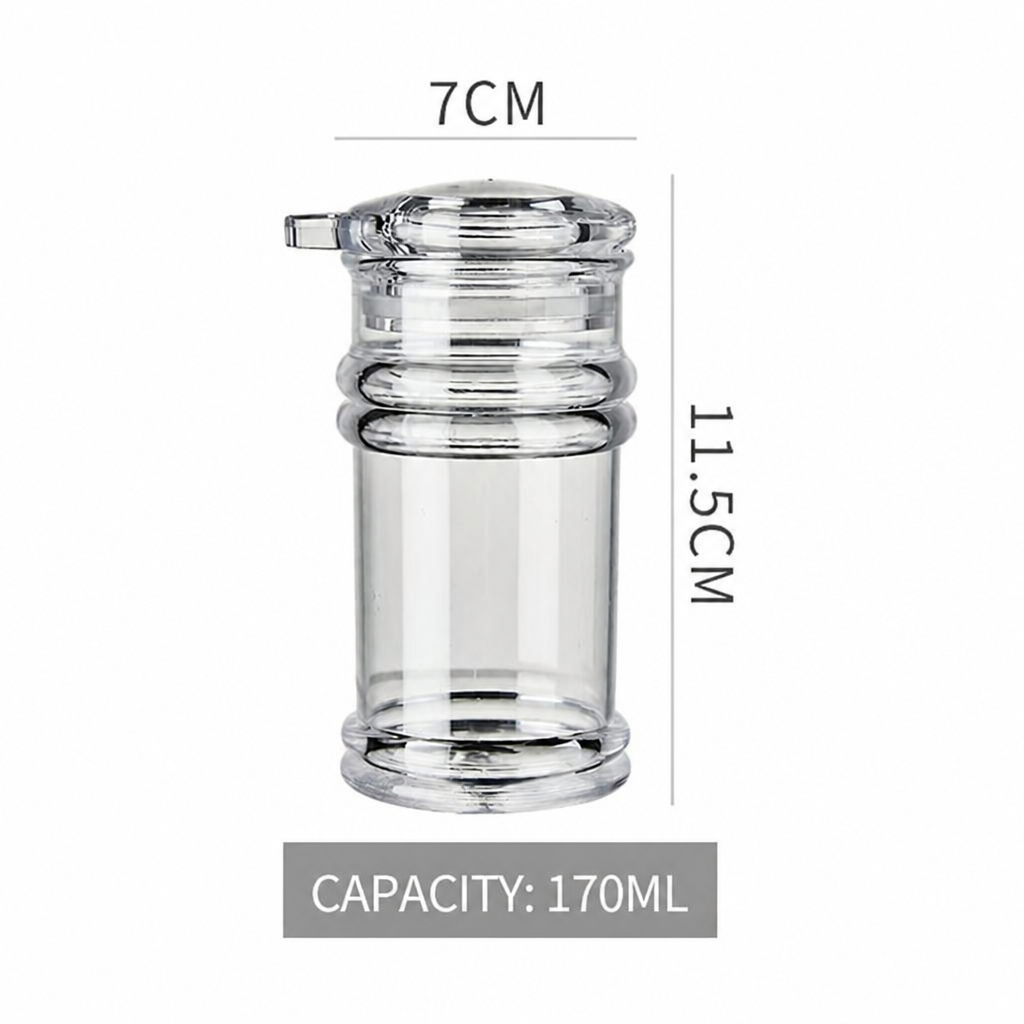 Acrylic Oil Dispenser Bottle, Clear Kitchen Seasoning Container with Non-Drip Spout for Olive Oil, Vinegar, Soy Sauce, and Liquid Condiments