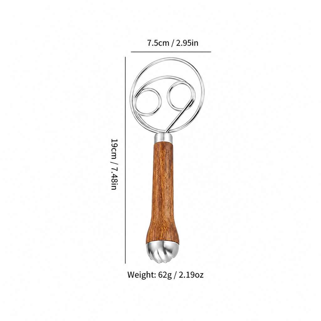 Paw-Shaped Dough Mixer & Kneader, No-Mess Hand-Free Dough Blender