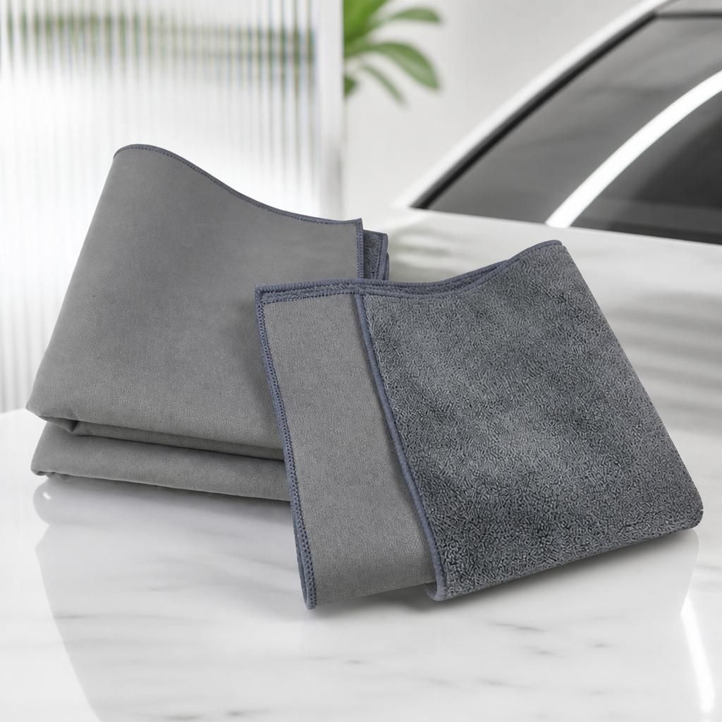Super Absorbent Chamois Towel – Streak-Free Drying