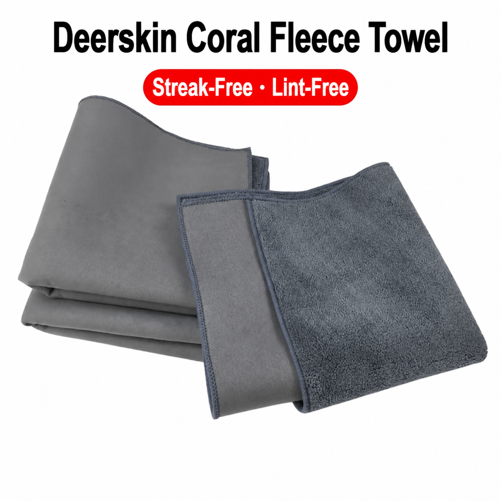 Super Absorbent Chamois Towel – Streak-Free Drying