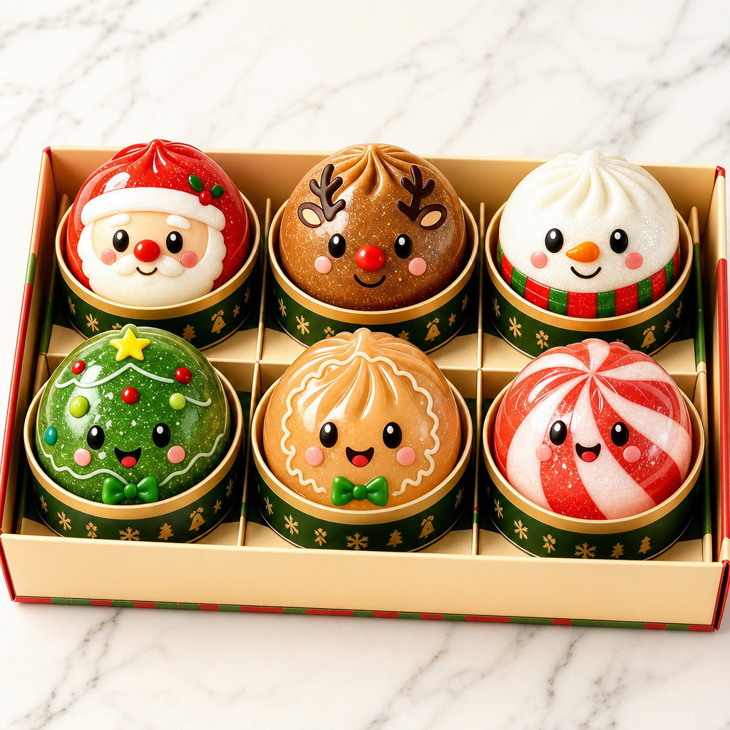 Christmas Dumpling Blind Box Squishy