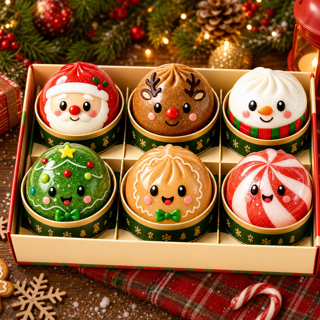 Christmas Dumpling Blind Box Squishy