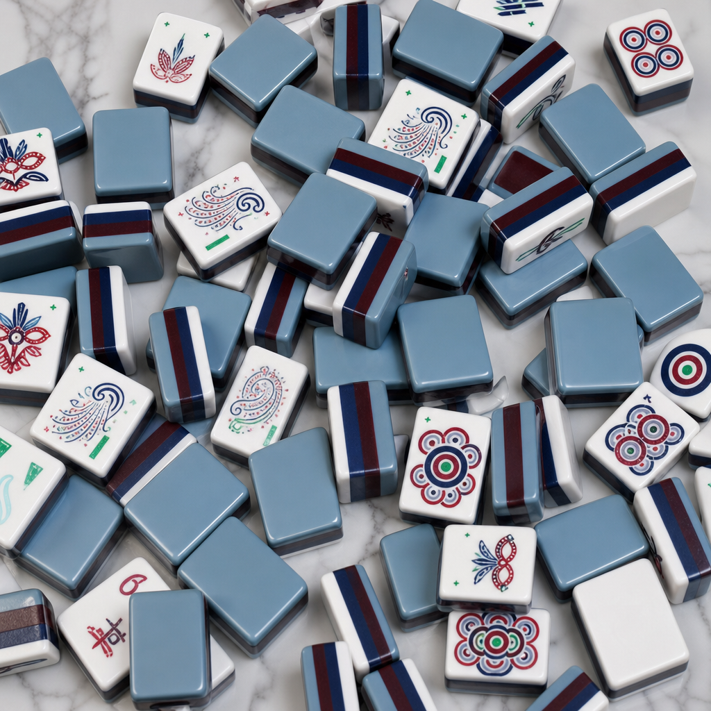 American Mahjong Set 160 Tiles 30mm Crystal Acrylic Mahjong Tiles Engraved Inner Print Complete Game Set
