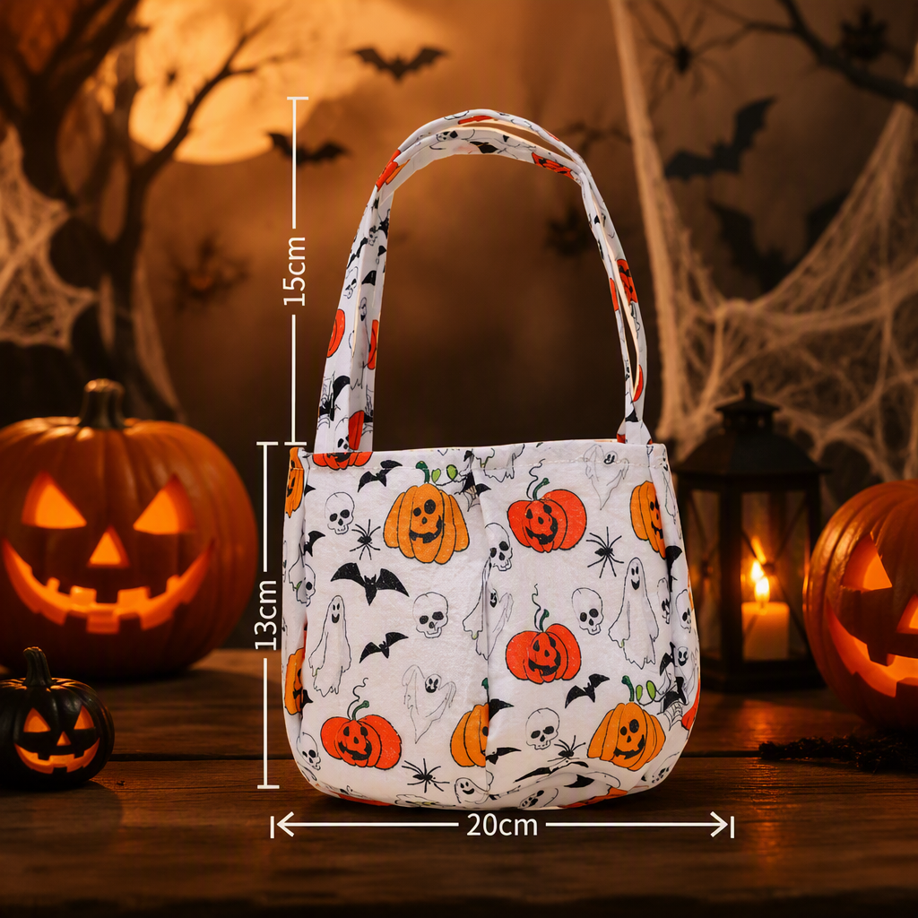 Halloween Pumpkin Trick or Treat Bag – 3D Pumpkin Candy Tote