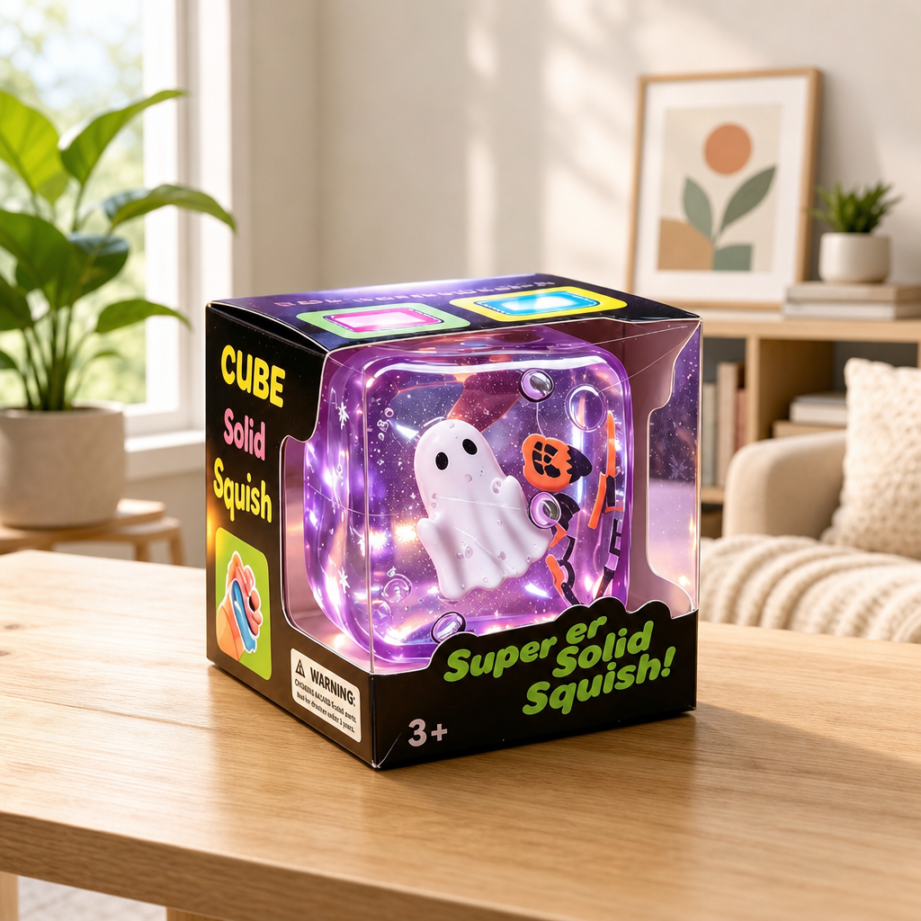 Halloween Squishy Stress Relief Ball – Funny Handmade Sensory Squeeze Toy