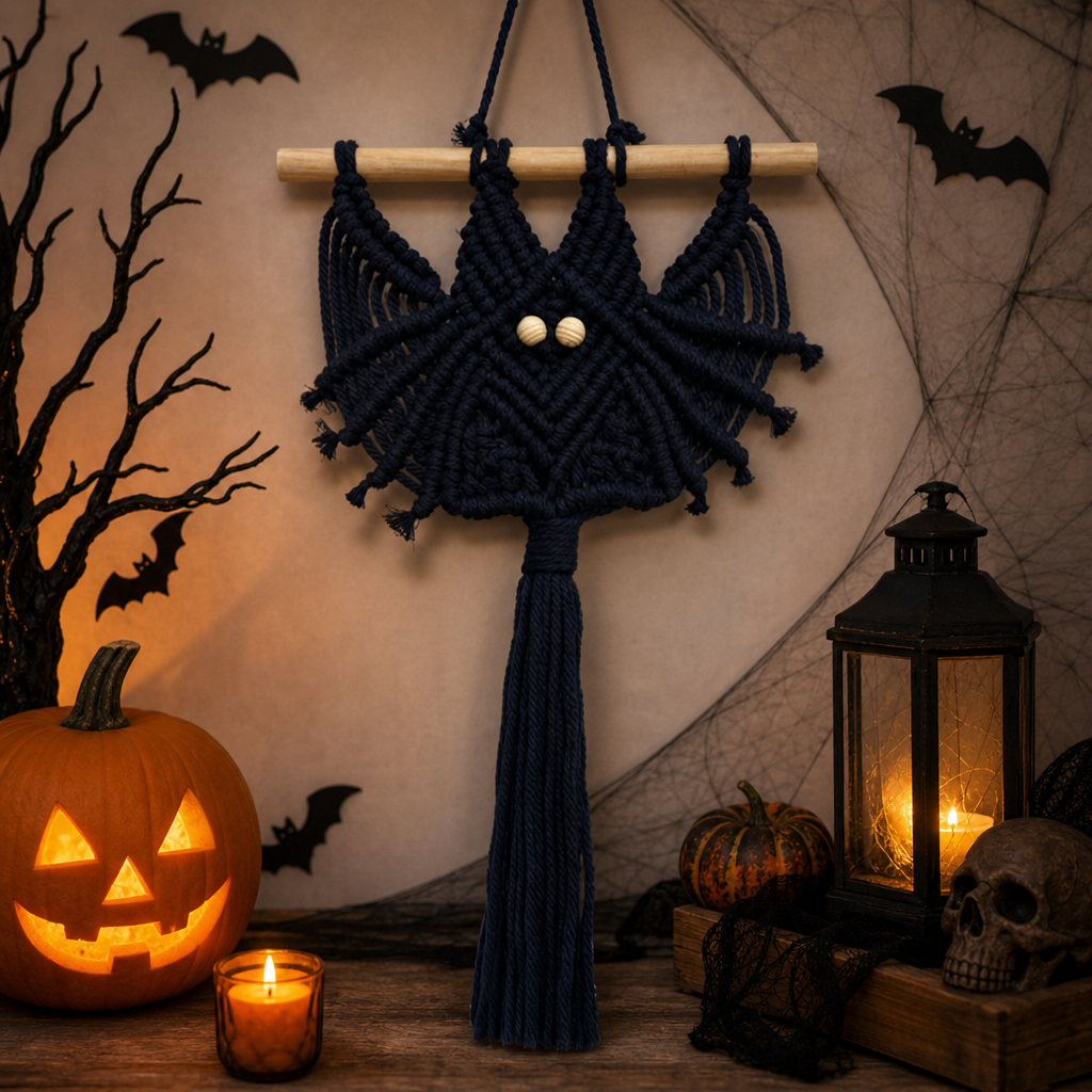 Halloween Black & White Ghost Wall Hanging Decor