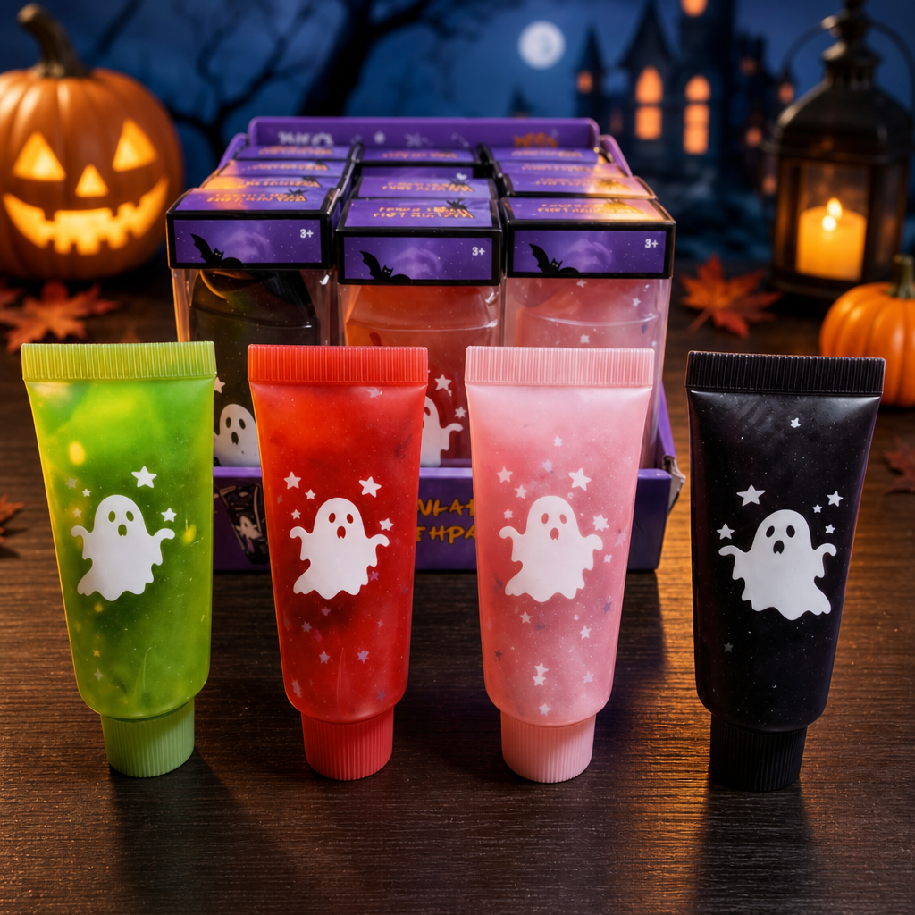 Halloween Squishy Milk Tea Cup – TPR Stress Relief Squeeze Toy