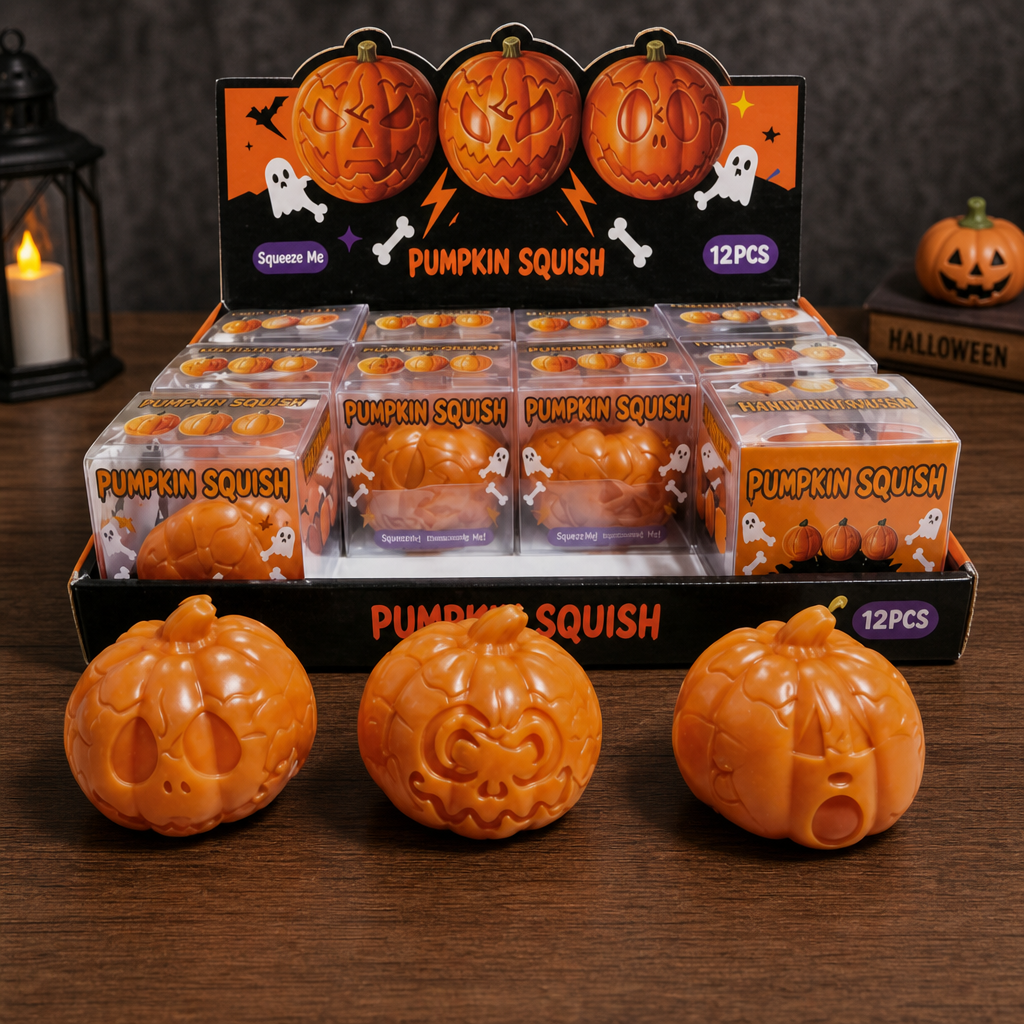 Halloween Squishy Milk Tea Cup – TPR Stress Relief Squeeze Toy