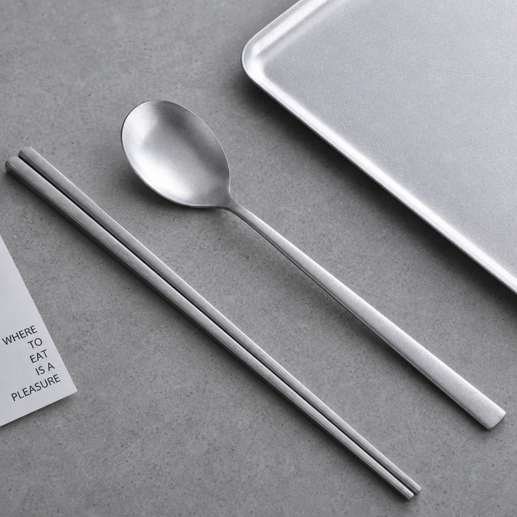304 Stainless Steel Vintage Spoon and Chopsticks