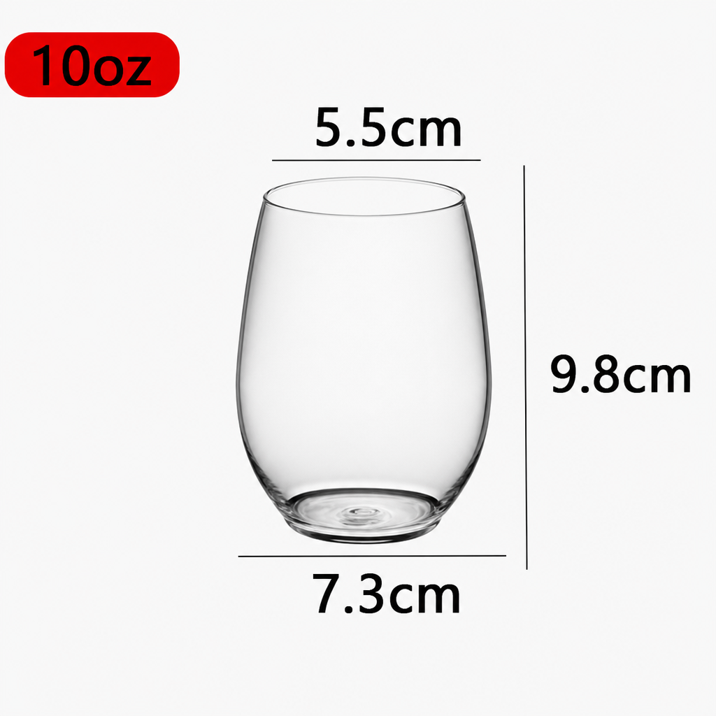 Clear PET Plastic Cup – Transparent Reusable Drinking Cup
