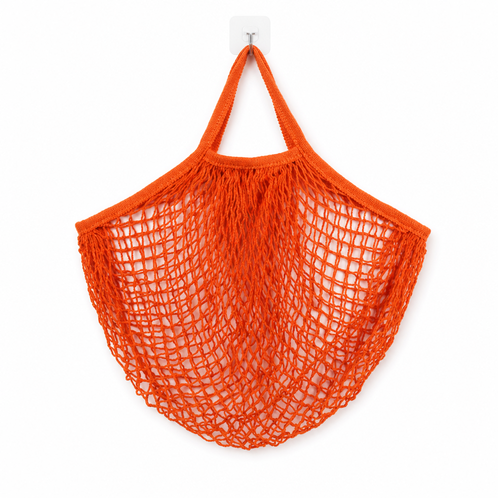 Foldable Cotton Mesh Shopping Bag
