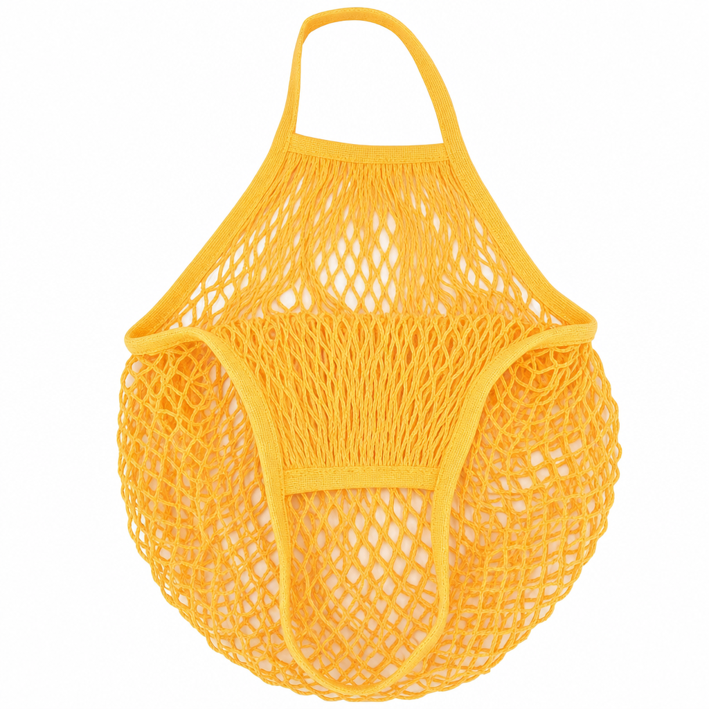 Foldable Cotton Mesh Shopping Bag