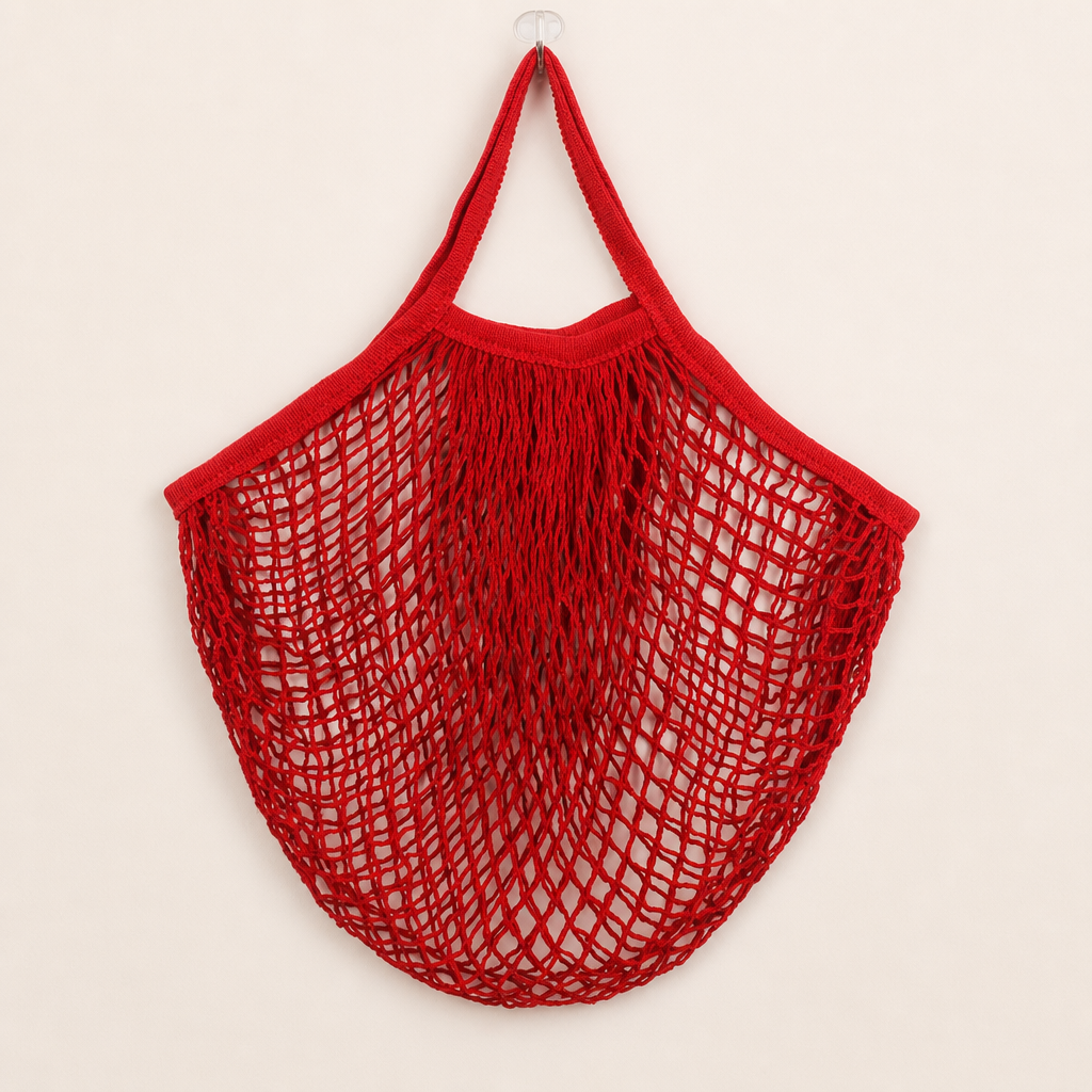 Foldable Cotton Mesh Shopping Bag