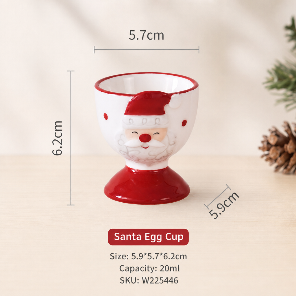 Cute Hand-Painted Christmas Ceramic Tableware