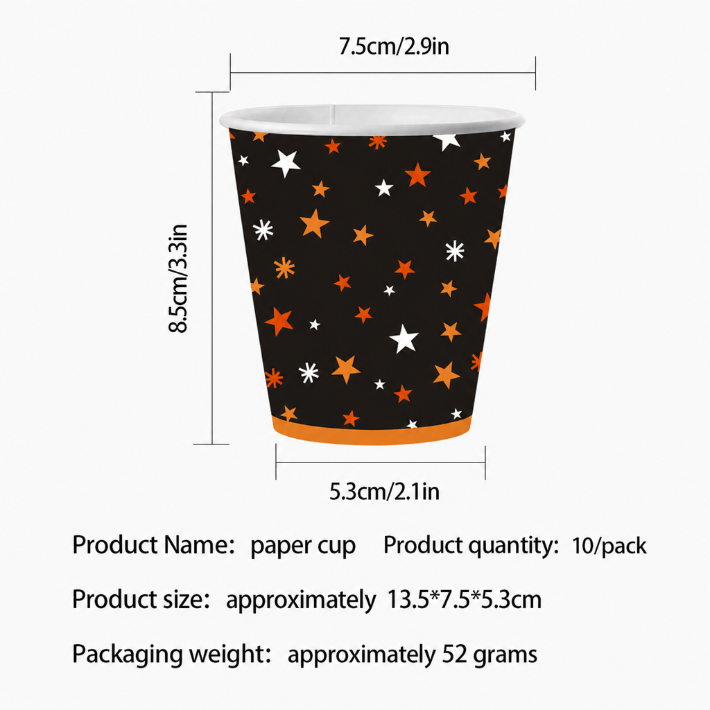 Halloween Pumpkin Ghost Party Tableware Set