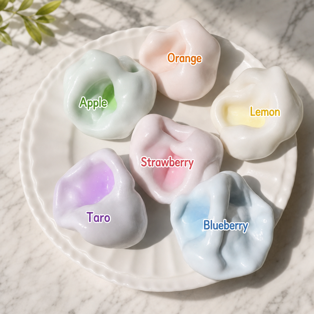 Mochi Squishy Stress Relief Toy – Soft Ice Skin Squeeze Ball