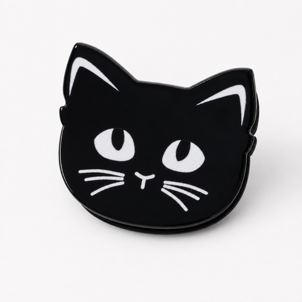 Halloween Black Cat Pumpkin Ghost Hair Claw Clip