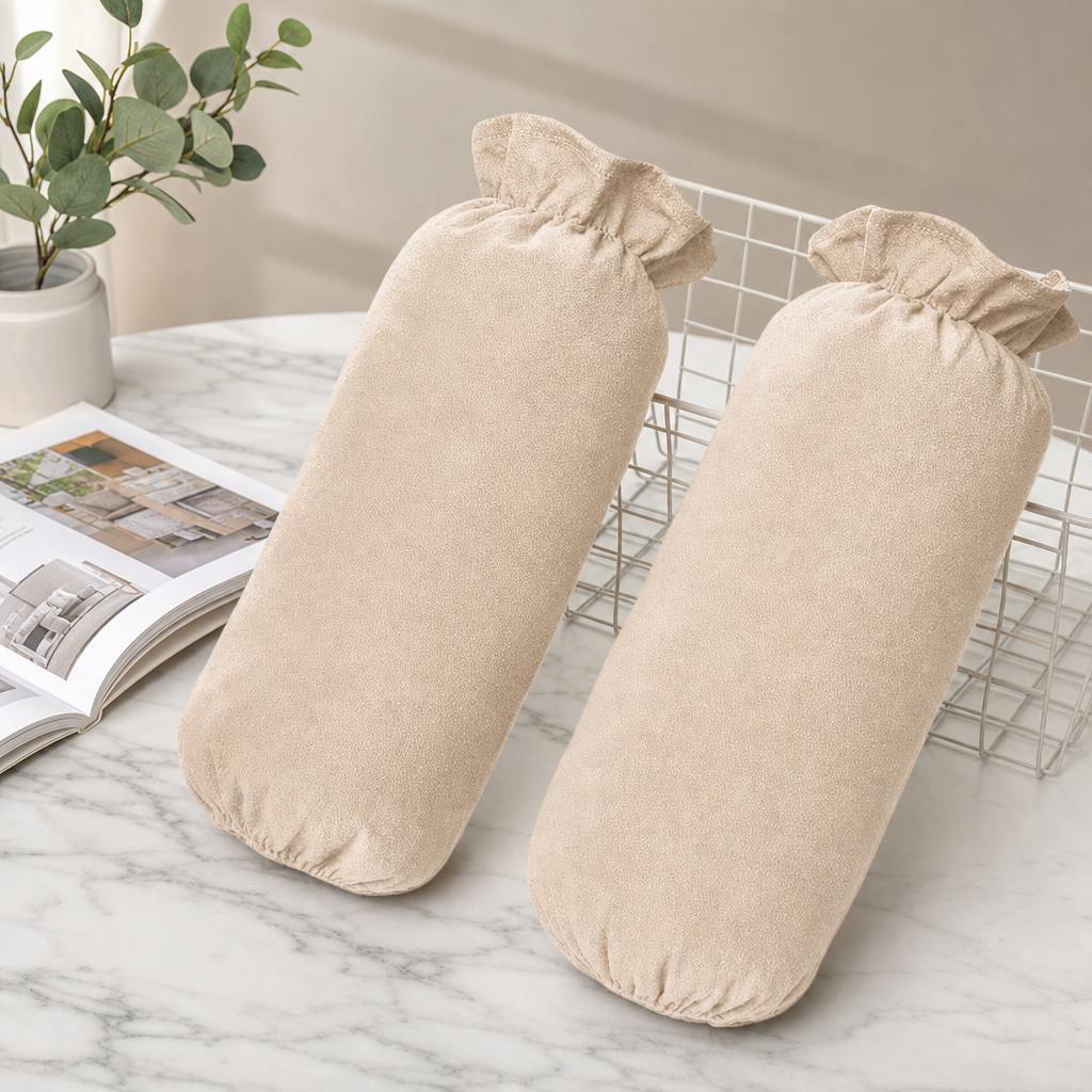 otton Household Sleeve Covers – Long Solid Color Protective Arm Sleeves