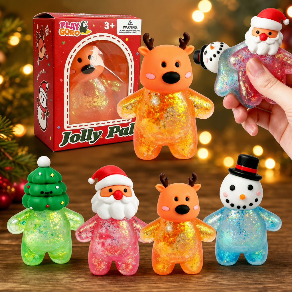 New Christmas Slow Rising Squishy – Festive Stress Relief Toy