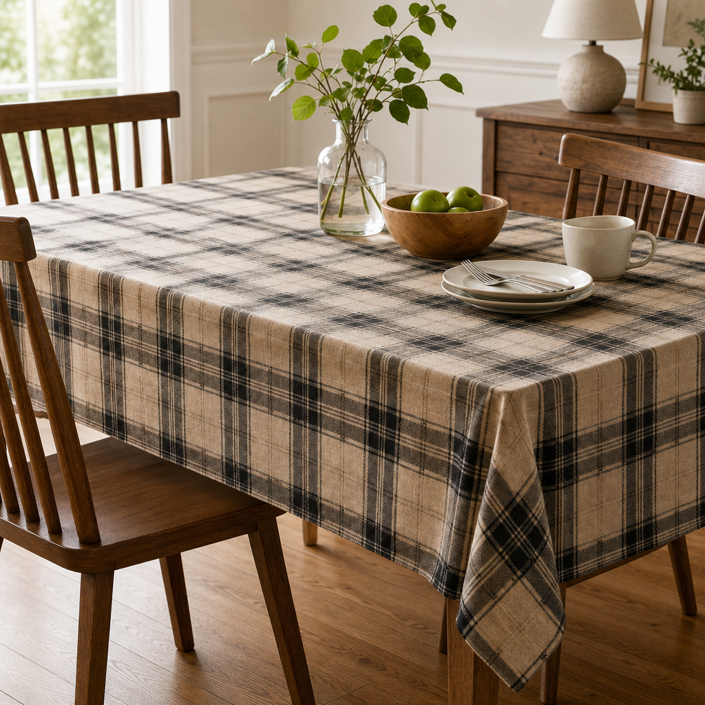 Simple Tablecloth – Minimalist Dining Table Cover