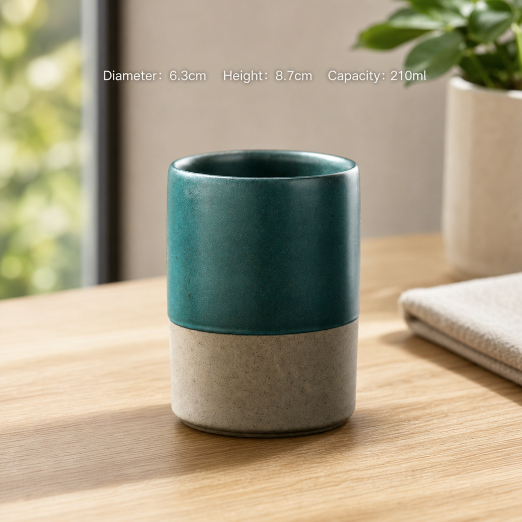 Large Stoneware Coffee Mug – Rustic Ceramic Drinking Cup