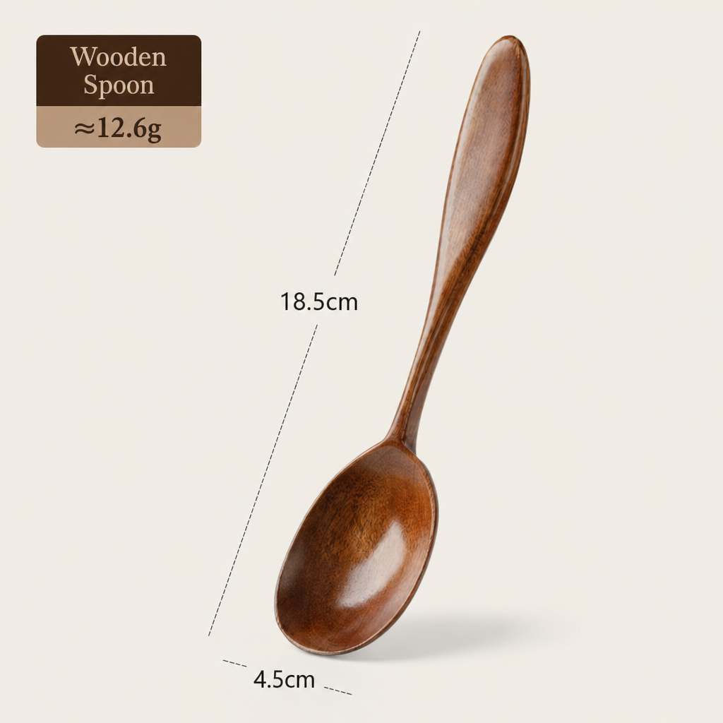 Phoebe Zhennan Wood Rice Serving Spoon