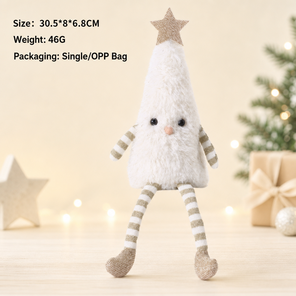Cute Plush Christmas Tree Doll Holiday Home Decoration