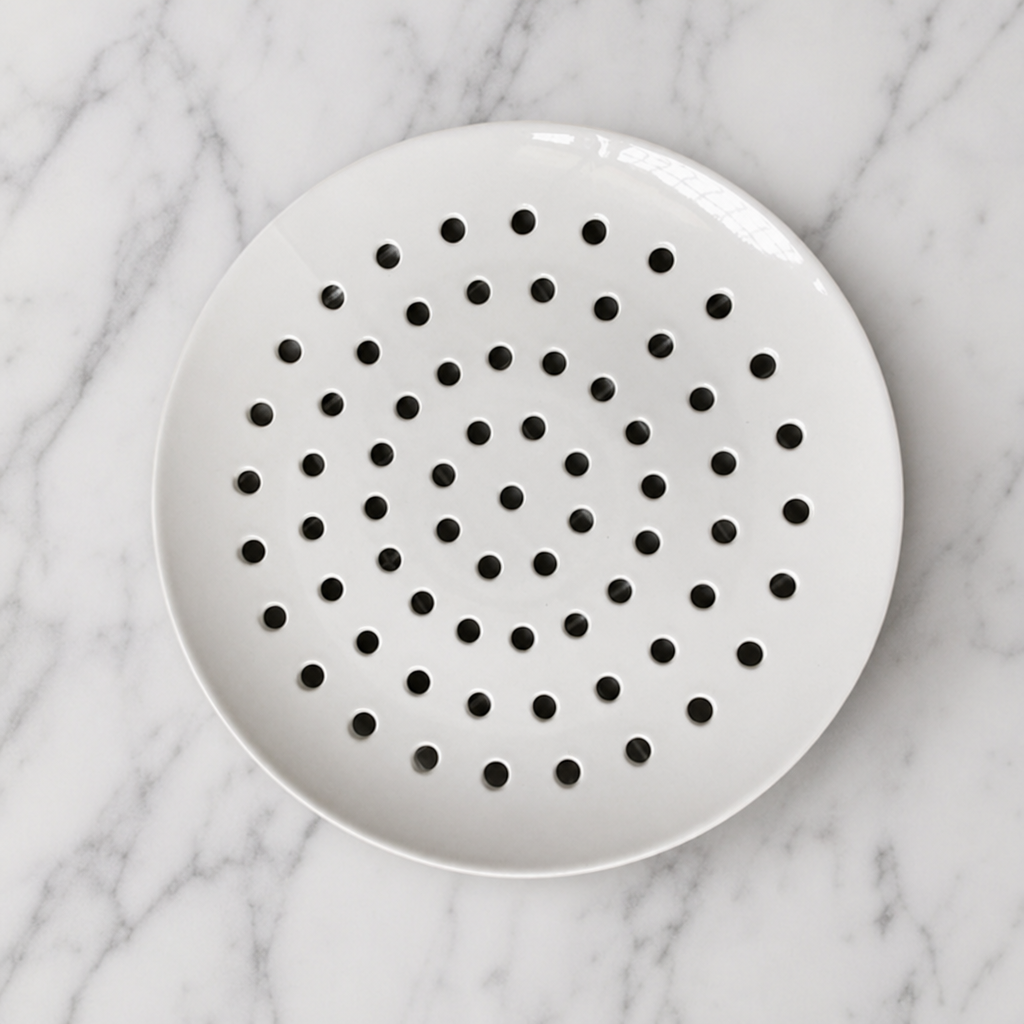 Ceramic Porous Steaming Plate – Creative Seafood Steamer Dish
