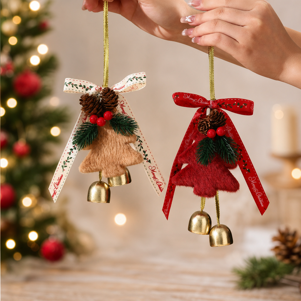 Christmas Bell Hanging Ornament – New Christmas Holiday Decoration