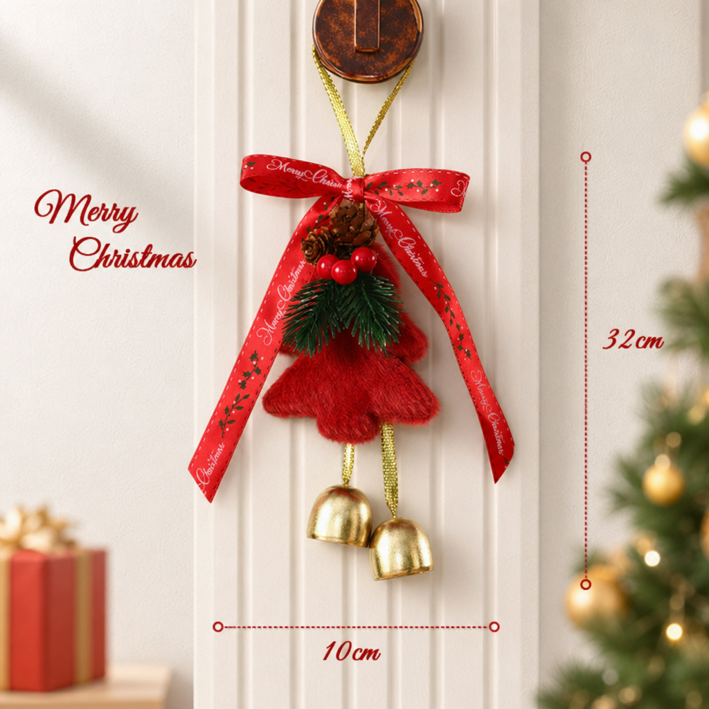 Christmas Bell Hanging Ornament – New Christmas Holiday Decoration