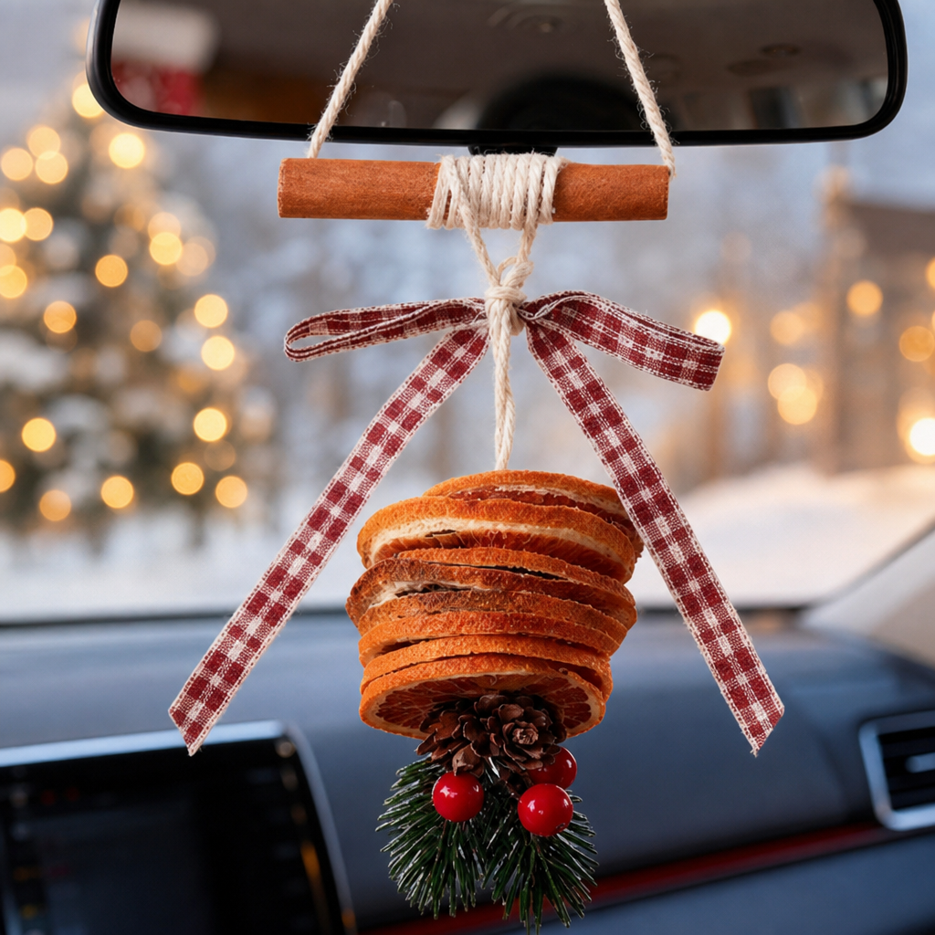 Christmas Hanging Decoration – Rustic Holiday Ornament