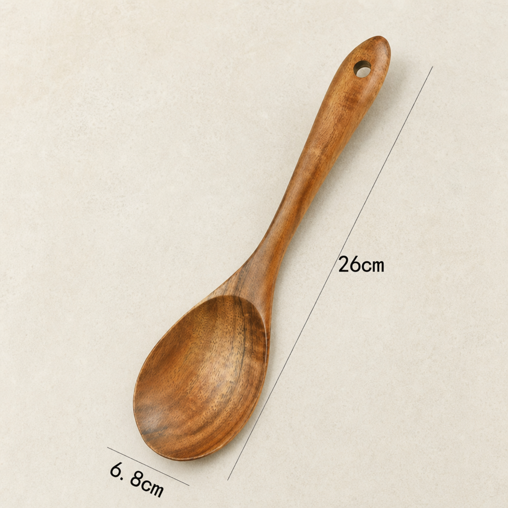 Acacia Wood Salad Serving Spoon and Fork