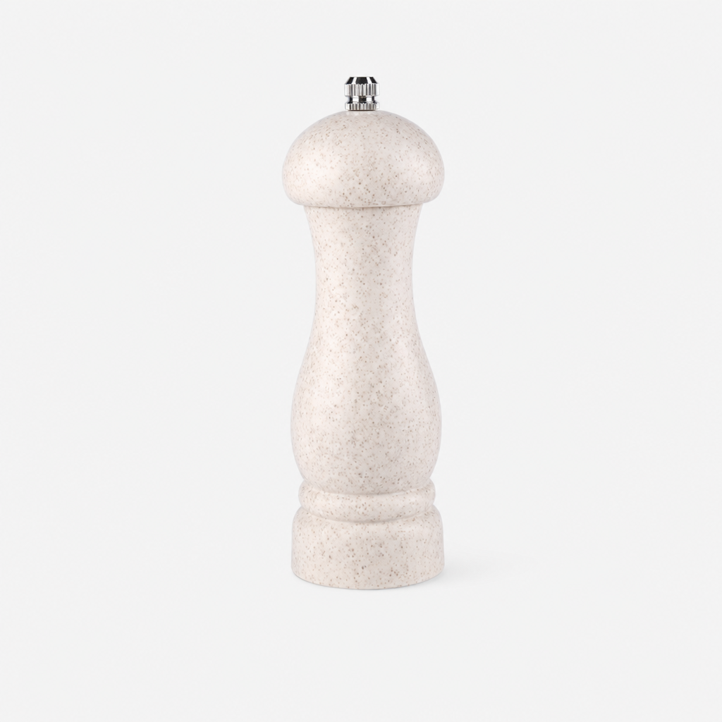 6-Inch Wheat Straw Pepper Grinder – Coarse Salt and Pepper Mill