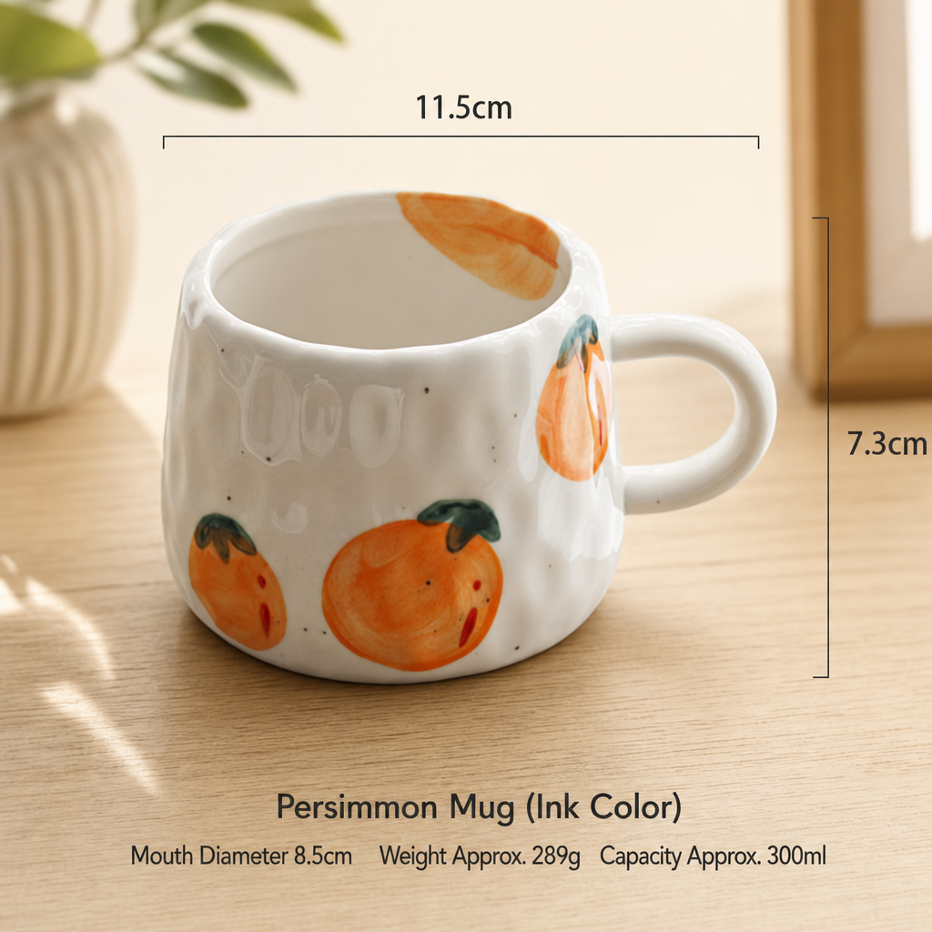 Ceramic Underglaze Painted Mug