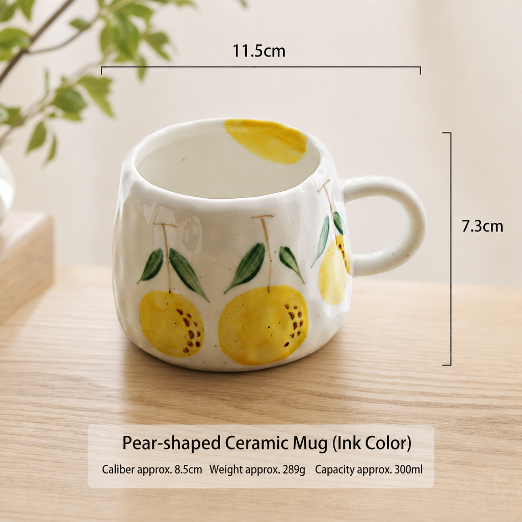 Ceramic Underglaze Painted Mug