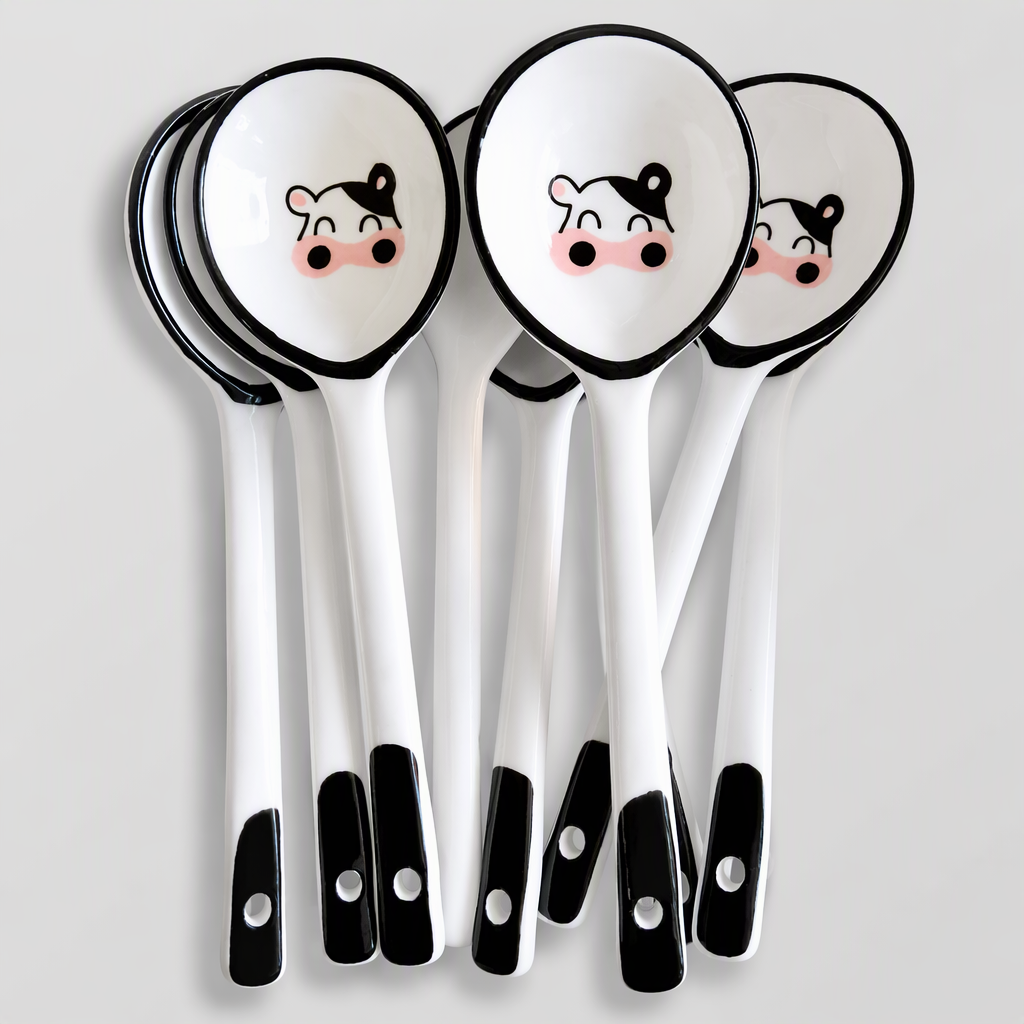 Cute Household Spoon – Cartoon Rice Spoon and Soup Spoon