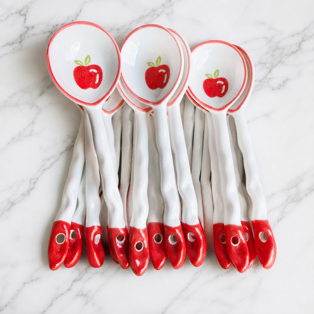Cute Household Spoon – Cartoon Rice Spoon and Soup Spoon
