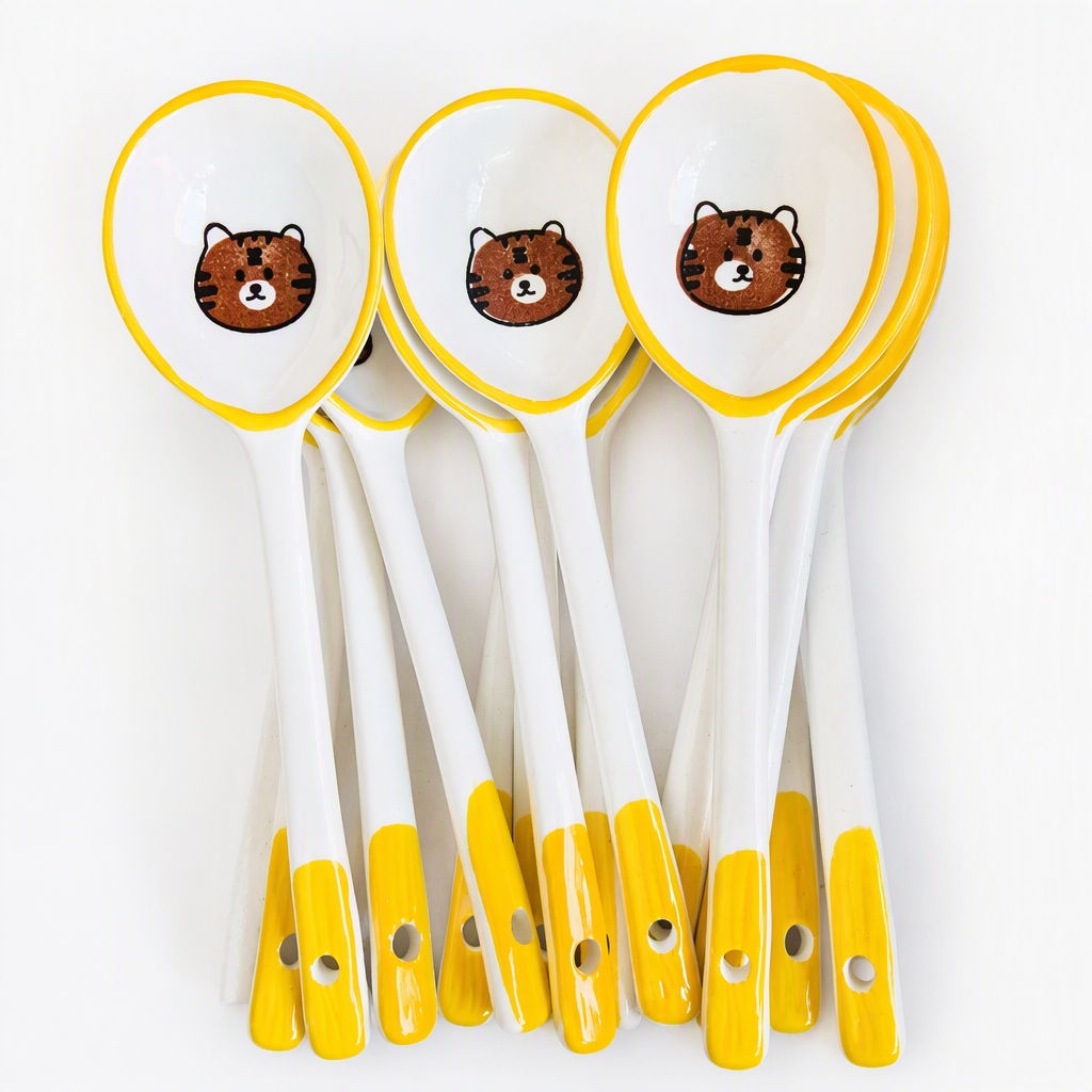 Cute Household Spoon – Cartoon Rice Spoon and Soup Spoon