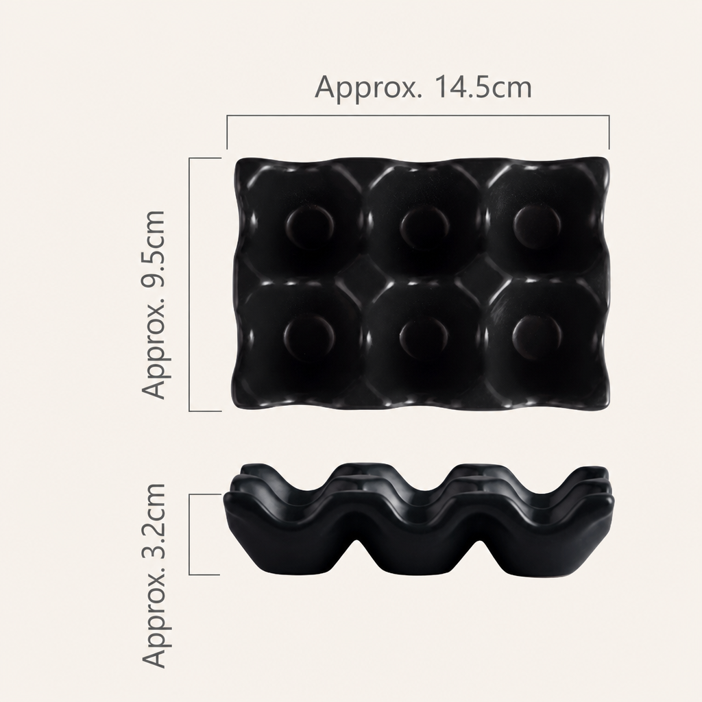 Ceramic Egg Storage Box Egg Holder Tray