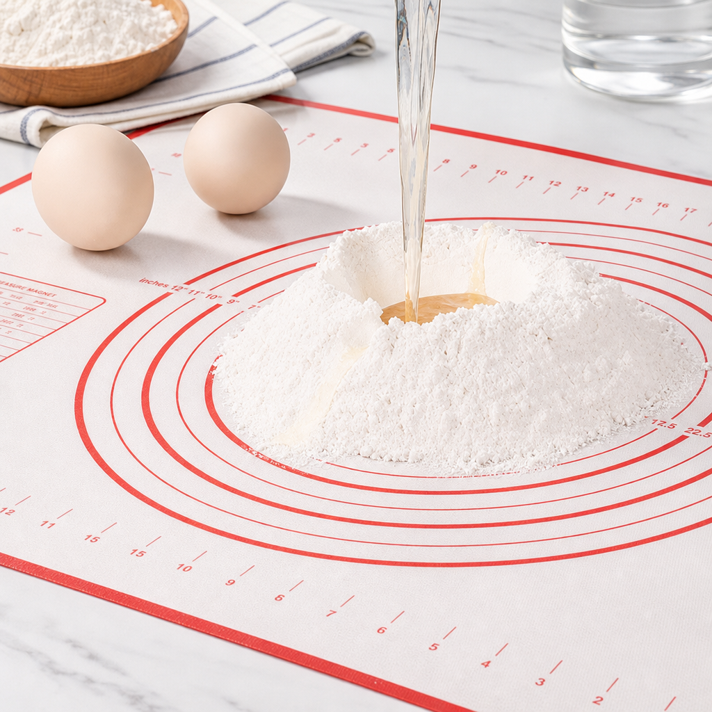 Food Grade Non-Stick Silicone Kneading Mat Dough Rolling Baking Mat