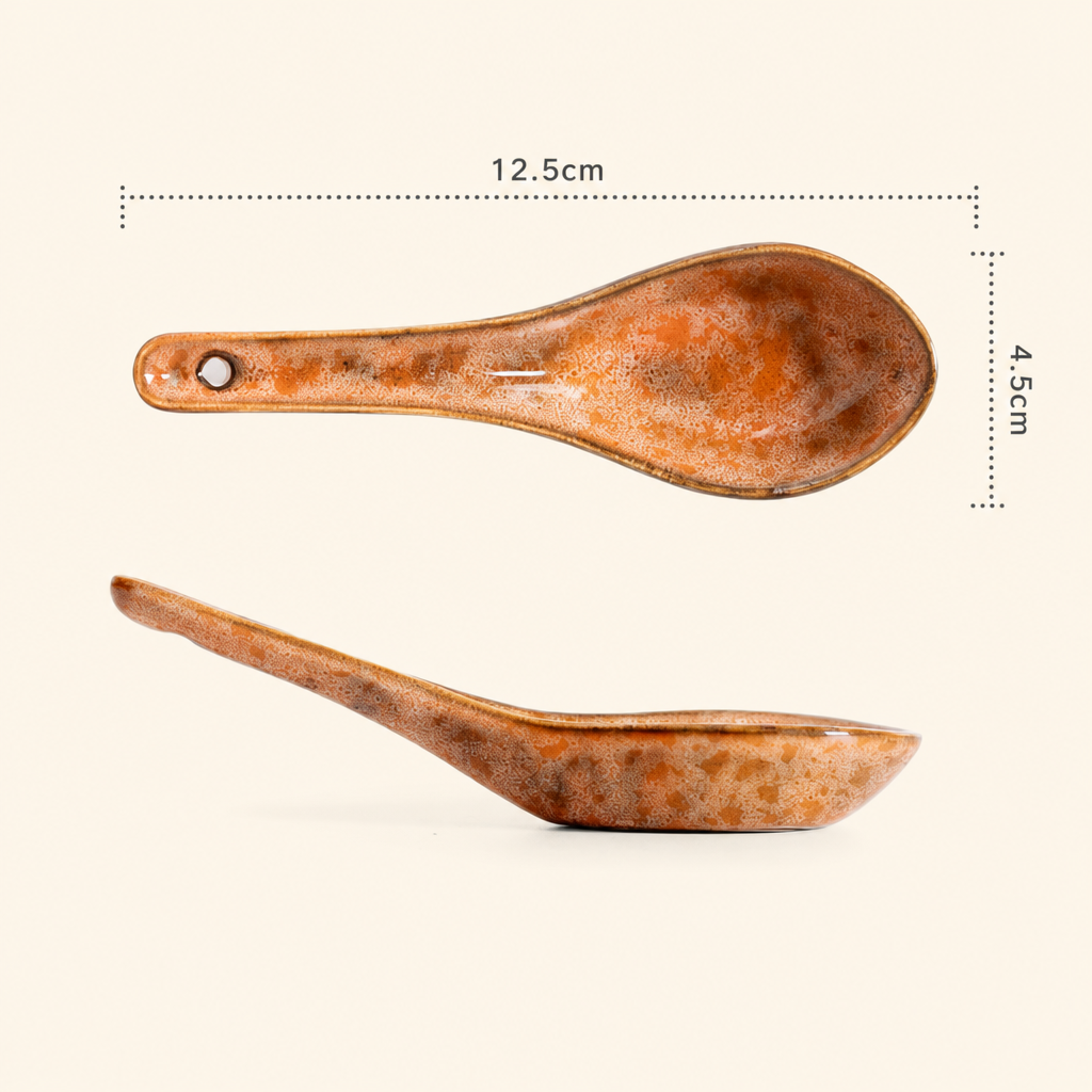 Ceramic Soup Spoon Small Serving Spoon