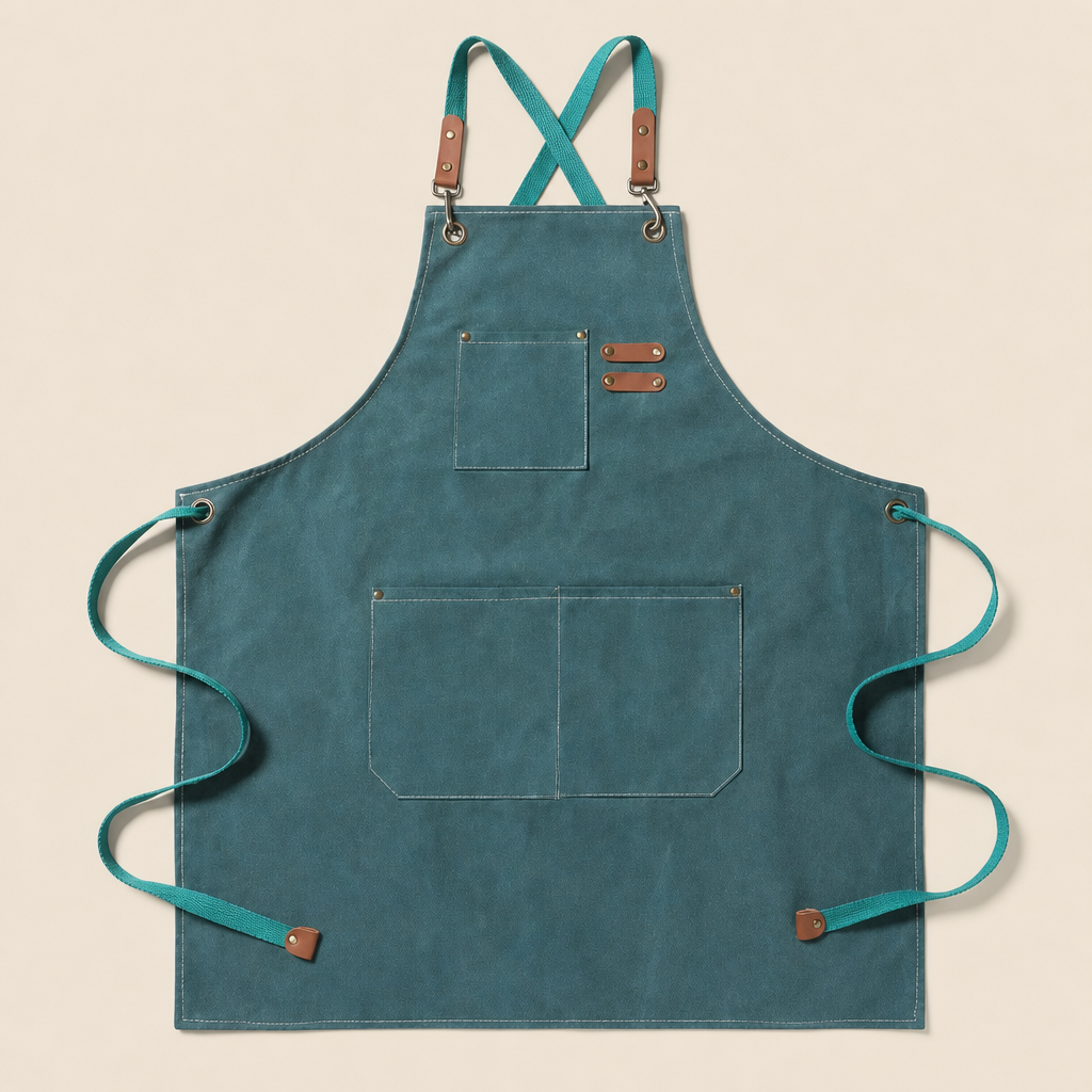 Thick Canvas Cotton Apron Kitchen Household Work Apron