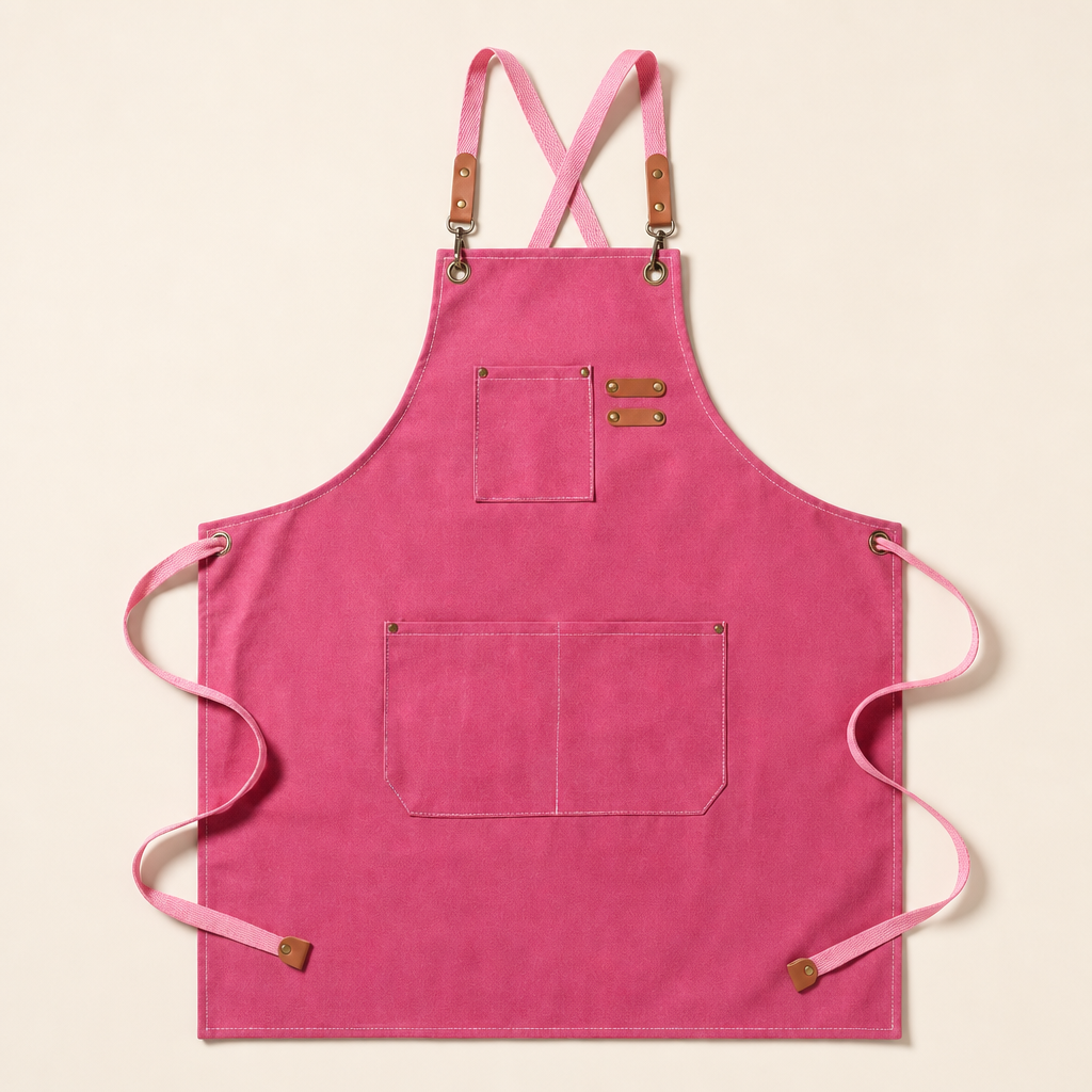 Thick Canvas Cotton Apron Kitchen Household Work Apron