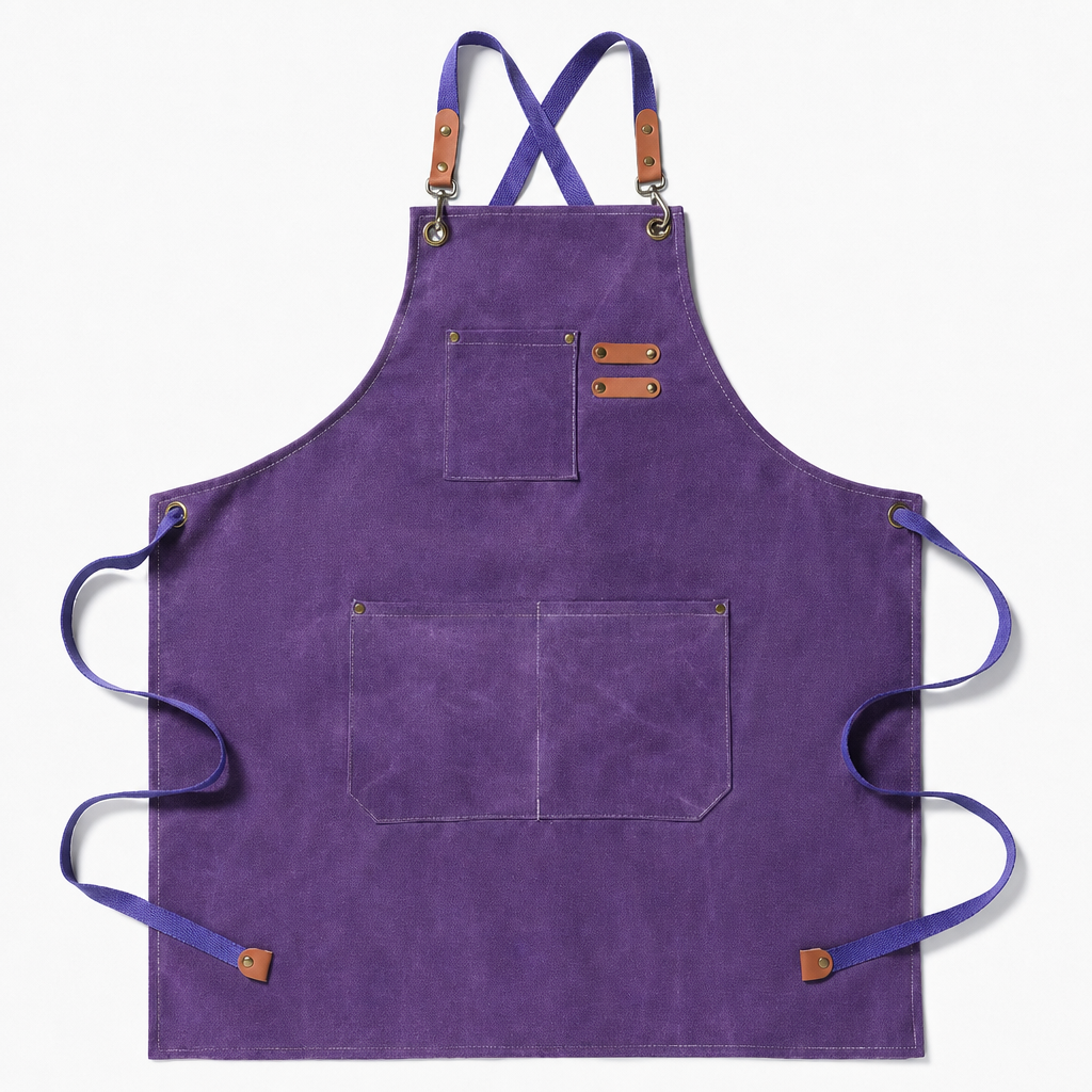 Thick Canvas Cotton Apron Kitchen Household Work Apron