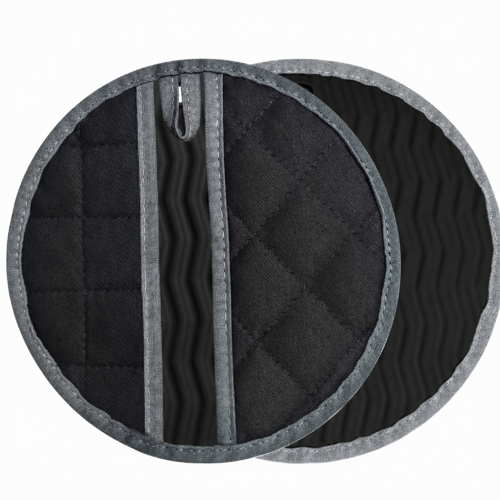 Round Cotton Yarn Placemat Heat Resistant Dining Table Mat