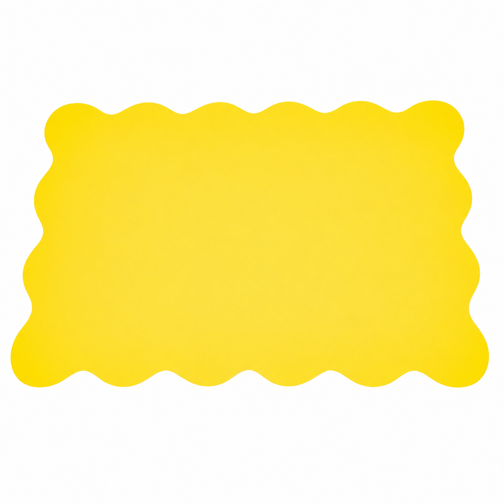 Wavy Silicone Table Mat Heat Resistant Non Slip Placemat